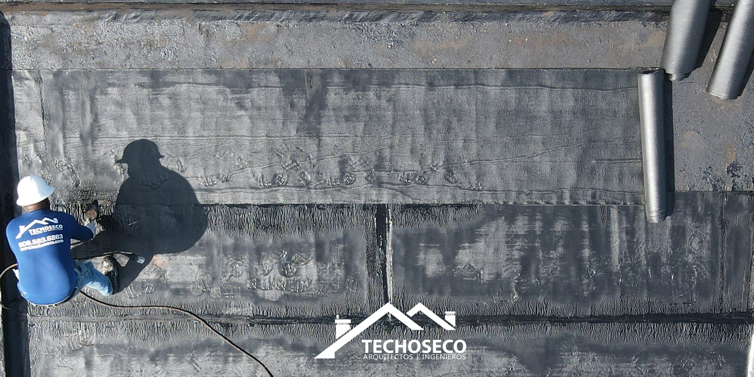 Impermeabilización de techos en obra